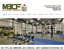 Tablet Screenshot of mtbakercrossfit.com